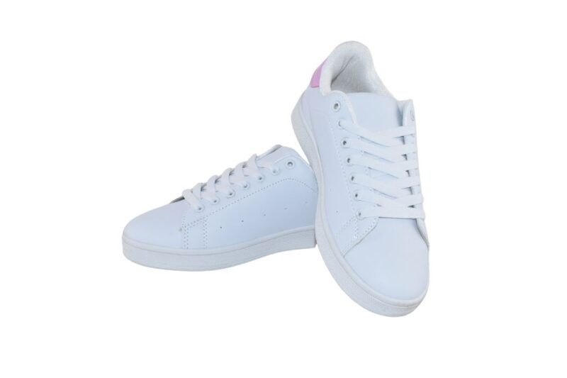 Famous Shoes B802-5-WHITE Λευκό/Ροζ