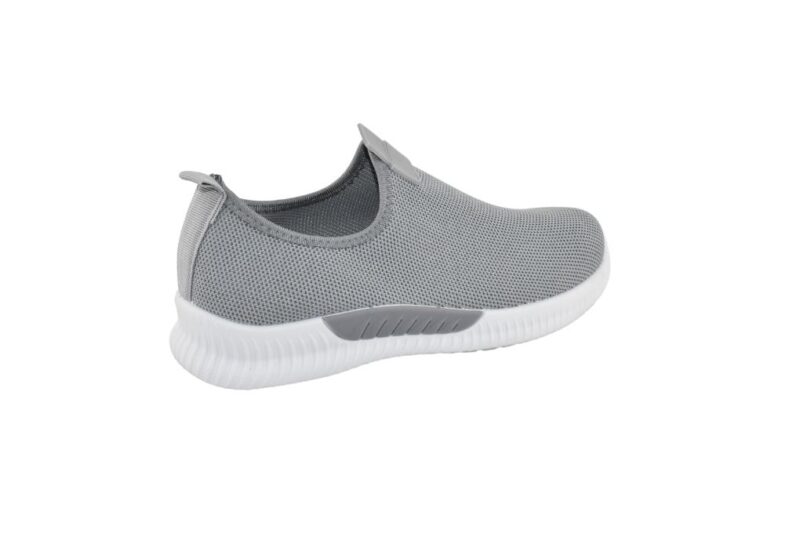 Famous Shoes Γυναικεία Slip-On σε Γκρι Χρώμα W22008-4-GREY