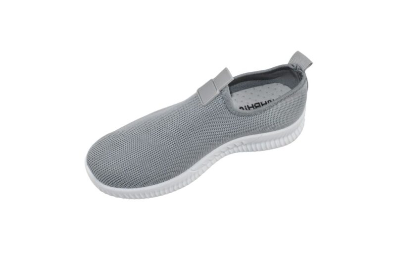 Famous Shoes Γυναικεία Slip-On σε Γκρι Χρώμα W22008-4-GREY