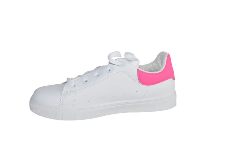 Famous Shoes ZK088 Λευκά/Φούξια ZK088-FUXIA